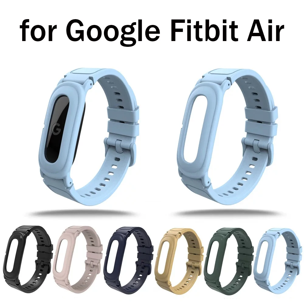 Armband für Google Fitbit Air Silikon-Smart-Armband Correa-Gürtel + Schutzhülle FÜR Fitbit Air Ersatzband