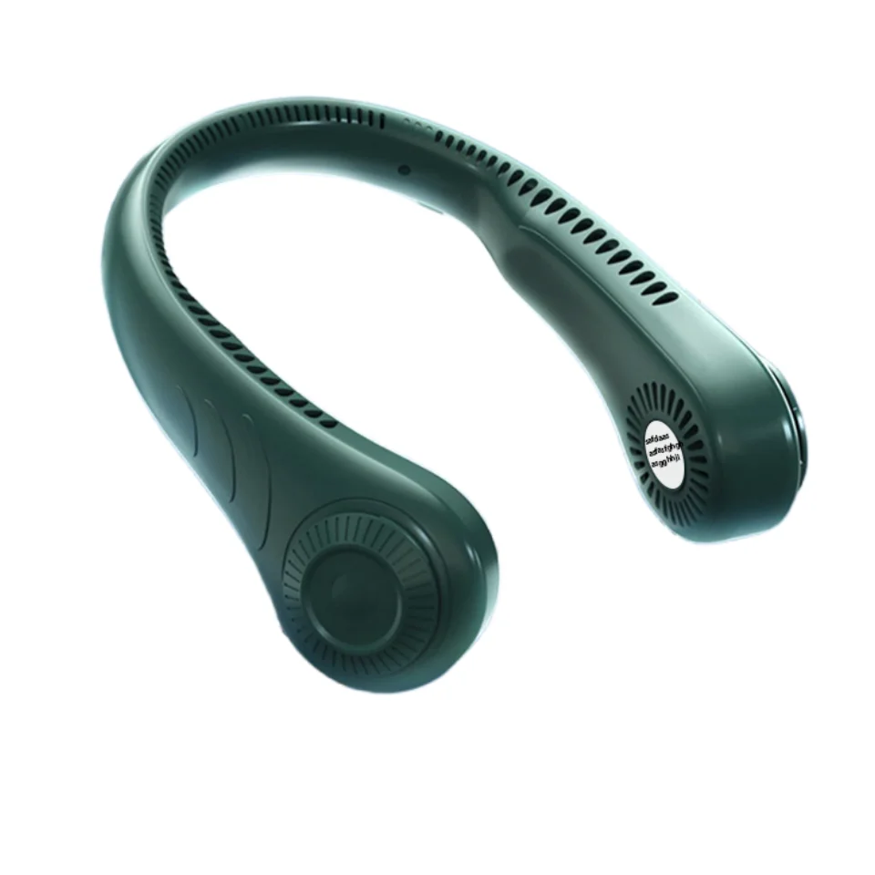 

Горячий летний продавать мини-бесшумный охлаждающий вентилятор USB перезаряжаемый портативный носимый безлистный спортивный шейный вентилятор на открытом воздухе