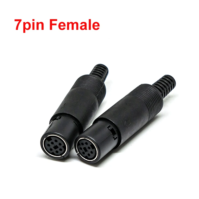 2PCS Mini DIN Stecker 3/4/5/6/7/8 PIN Chassis Kabel Montieren Männlich Weiblich Buchse 3-8Pin Schweißen Draht S Terminal Mini PS2 Stecker – Detail 7
