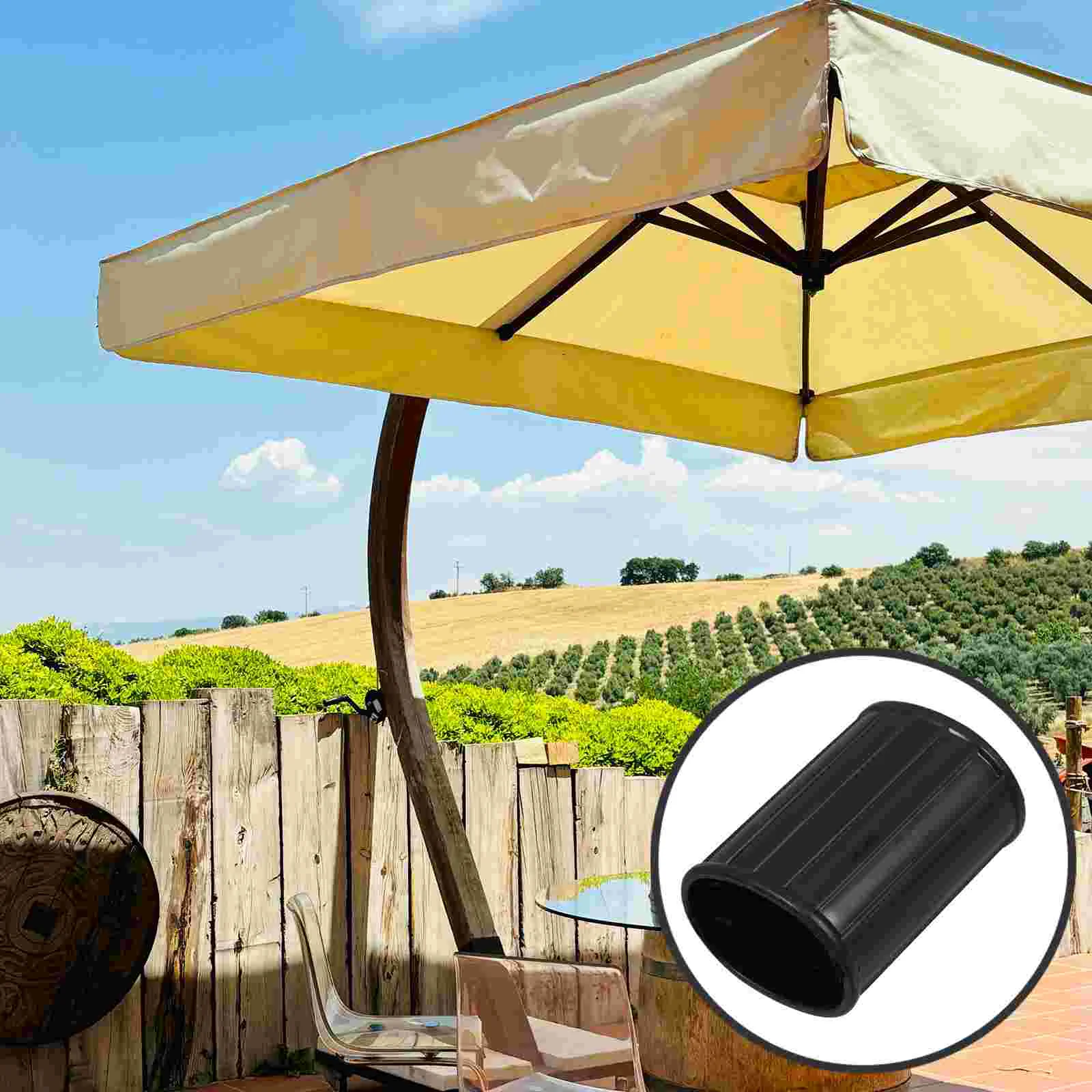 

Аксессуары для зонтиков на открытом воздухе, зонты с основанием зонтика для защиты от солнца, стойка с отверстием из полипропилена для крепления автомобиля