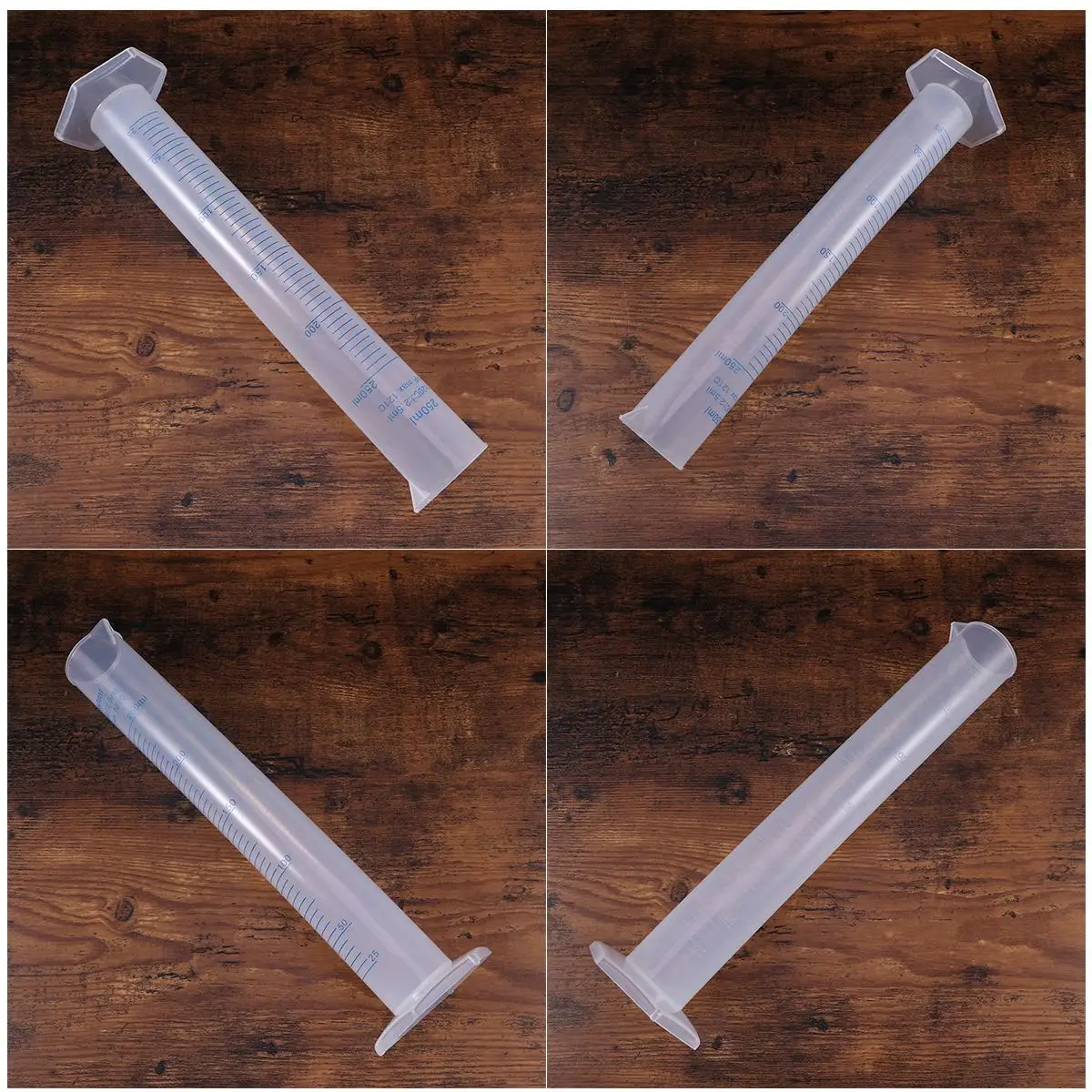 

250 Ml Graduated Cylinder Kids Polypropylene Dominion Measuring Cup 50ml 100ml Tool Child