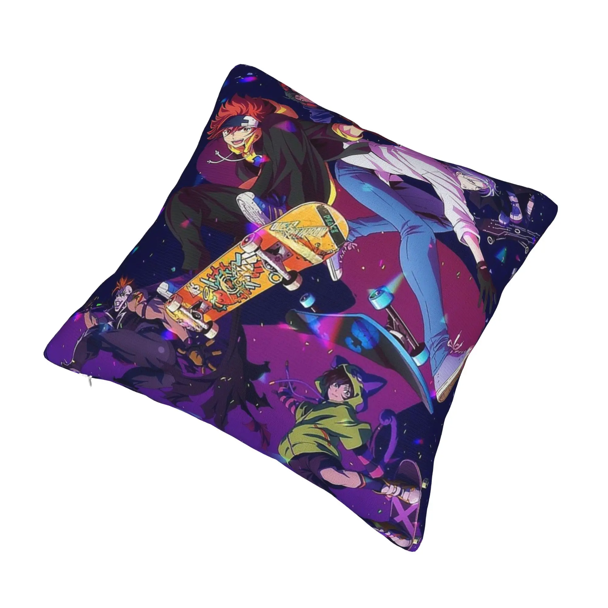 Sk8 The Infinity Anime Manga Cushion Cover Harajuku Skateboard Game Soft Luxury Throw Pillow Decor Home