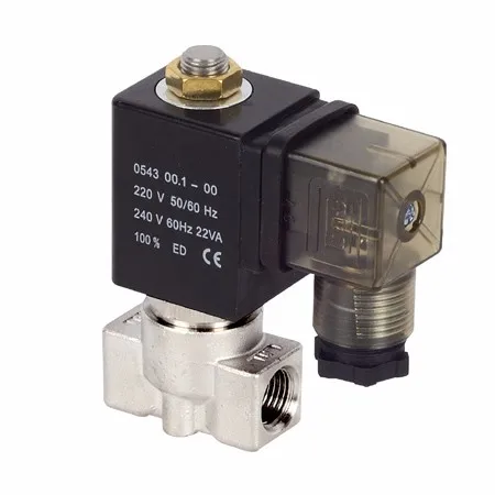 

High-Temperature 5404 Solenoid Valve PTFE Seal 12VDC/DC24V AC220V EX Proof Coils for Media High Pressure Pilot Structure