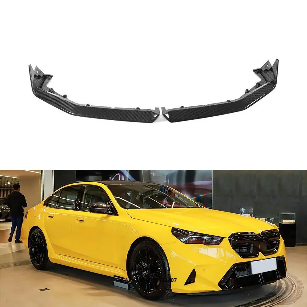 ForBMW G90 M5 MP Dry Carbon Fiber Front Lip Kit - 2 Pieces 2025 (Clip & Screws Included)