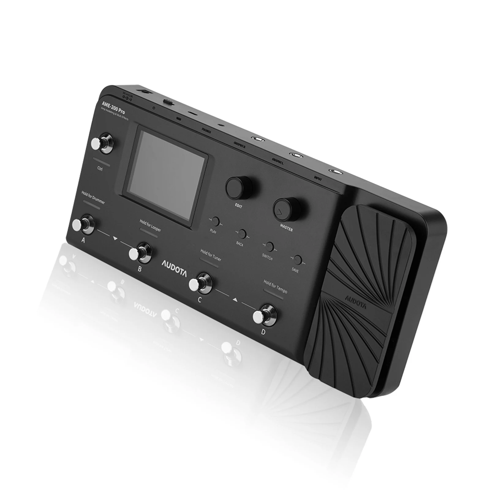 Audota Amp Modeler & Multi-Effects Pedal Ame-200 Pro Rechargeable