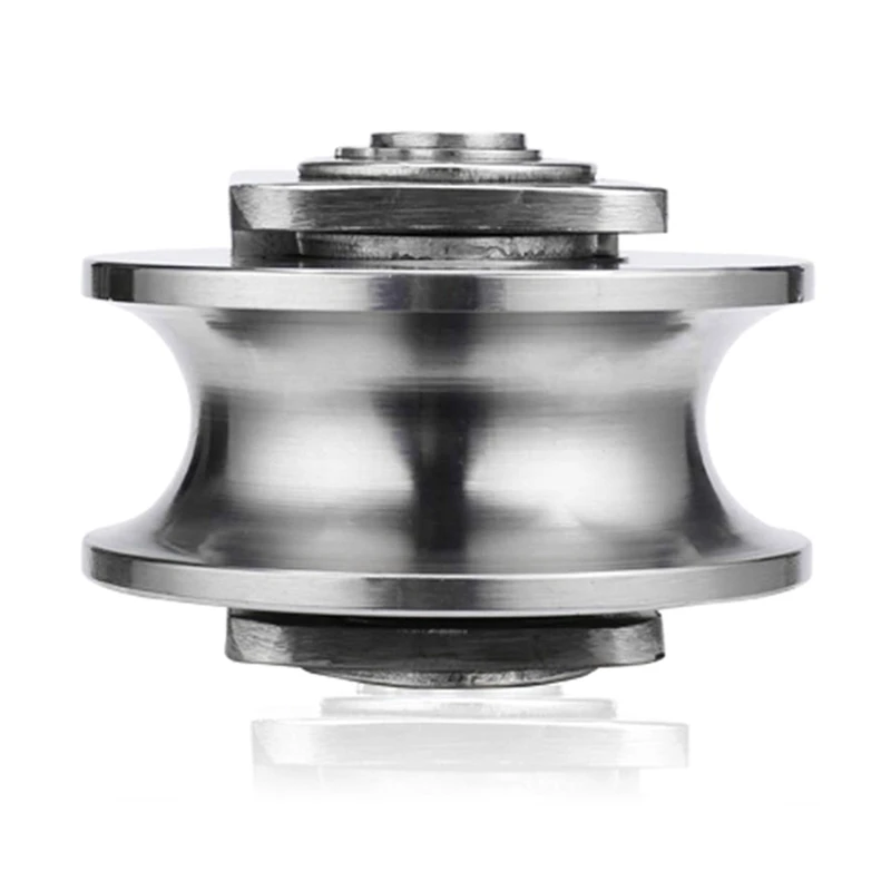 헤비 듀티 롤러 휠 베어링 그루브 풀리 휠 로딩 300kg 풀리 강력한 내 하중 풀리 48mm 휠 직경
