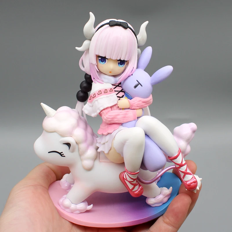 Miss Kobayashis Dragon Maid Anime Figure 14cm Kannakamui Figurine Pvc Kawaii Statue Decoration Collectible Model Ornament Toy