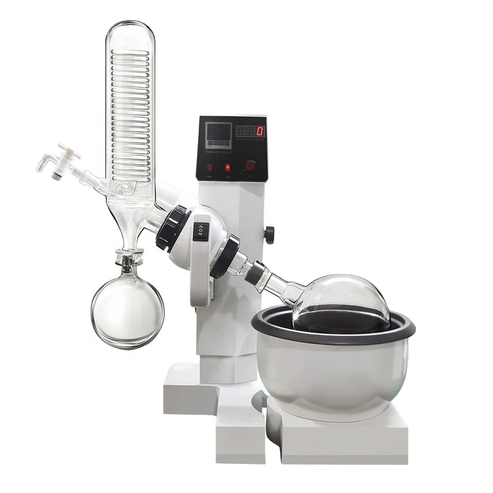 Lab Distillation Equipments Small Vacuum Rotary Evaporator with 1L 2L Flask