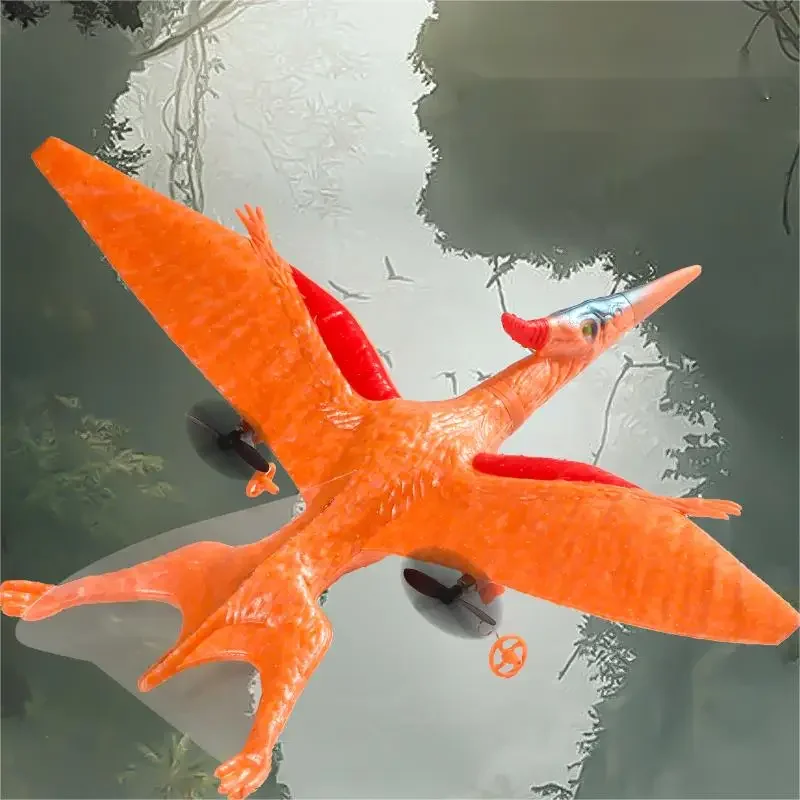 Rc Dinosaur Plane 39Cm Epp Foam Fix Wing Zdalnie sterowany szybowiec 2.4G 2Ch Fixed Wingspan Dragon Airplane Latający prezent dla dzieci