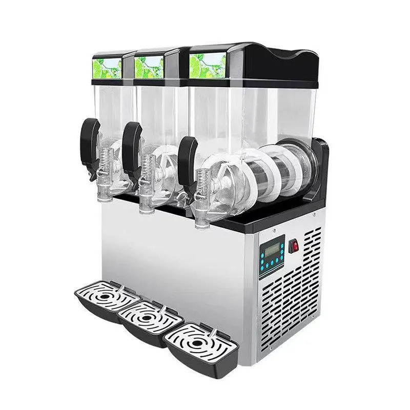 

15 liters commercial three-cylinder snow melting machine milk tea shop equipment
