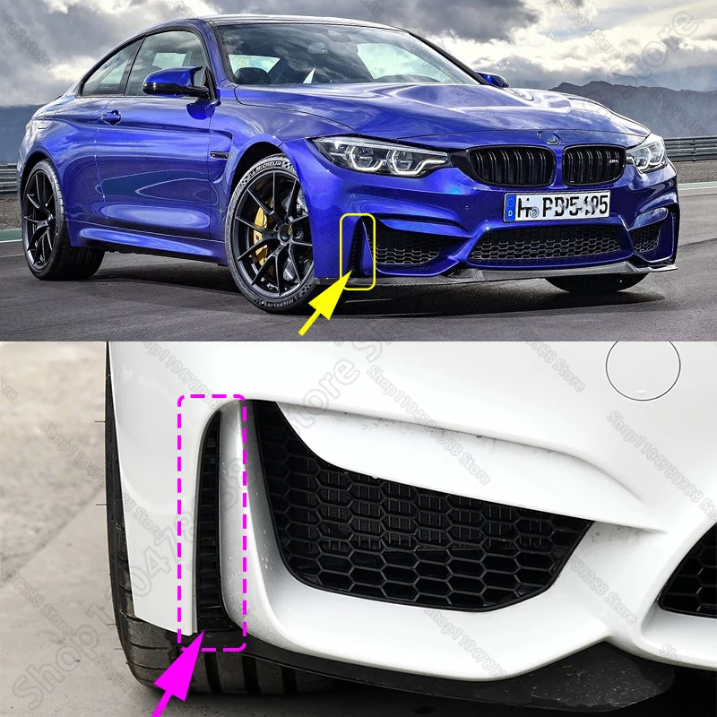 المصد الأمامي شبكة الجانب السفلي لسيارات BMW M3 M4، M4 CS، M4 GTS (F80 F82 F83) 51118056599 51118056600