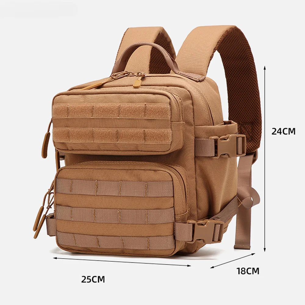 9L Sport Backpack MOLLE 3 Day Bug Out Bag Mini Outdoor Pack for Women Men EDC Camping Hiking Rucksack