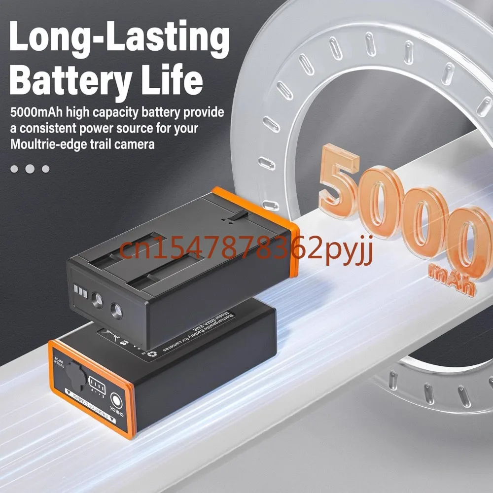 for Moultrie Edge, Edge PRO, Edge 2, Edge 2 PRO camera battery