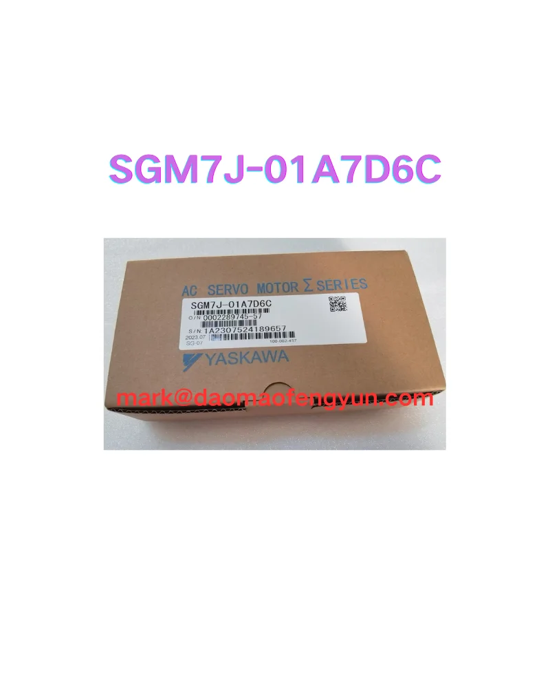 SGM7J-01A7D6C Совершенно новый серводвигатель SGM7J-01A7D6C Совершенно новый серводвигатель