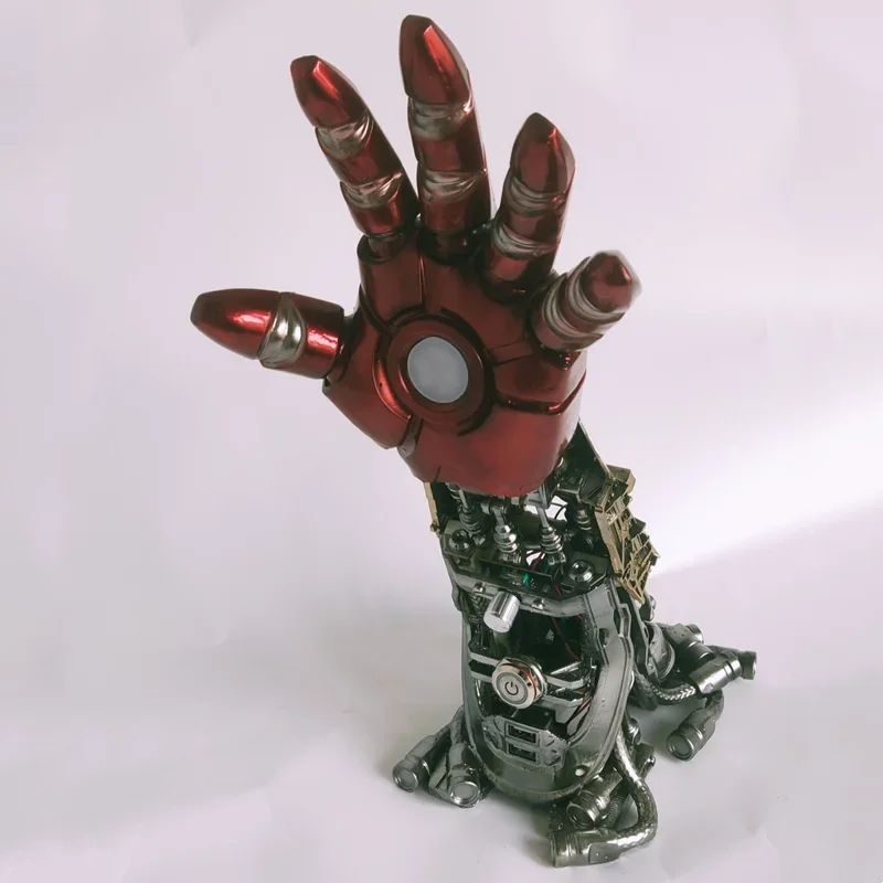 Pl-Mk2a Marvel Iron Man Arm Movable Table Lamp Led Figure Model Toy Ark Reactor Marvel Arm Hand Sense Of Technology Gift Toy