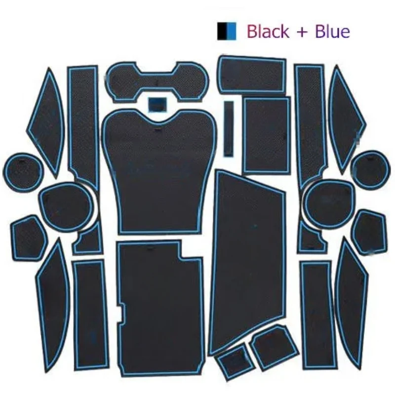 For Lexus RX270 350 450H Gate Slot Rubber Car Mat/Pad Non-Slip Car Accessories LHD Free Shipping 3Colors 24PCS