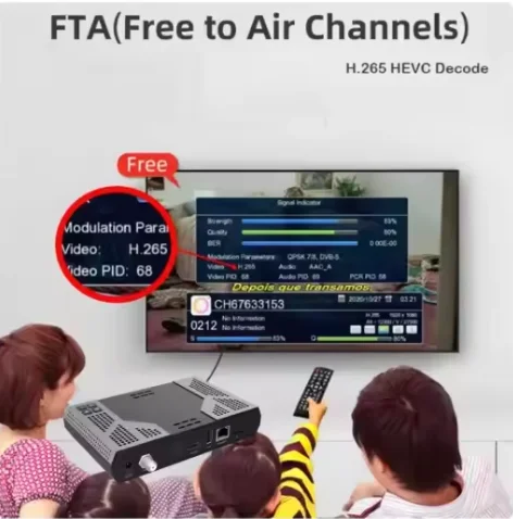 [أصلي] Skylinker Z8 4K Android OTT+DVB-S2 Hybrid TV Box 5G Wifi H.265 DVB S2 FTA فك استقبال الأقمار الصناعية الرقمية فك التشفير