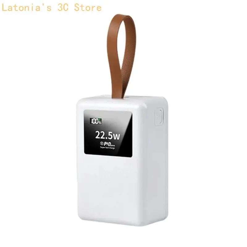 High Capacity 21700 Mobile Power Backup Box Set Fast Charging PD20W Build In LED Light Easy Assembly With Screw Fixation X3UB