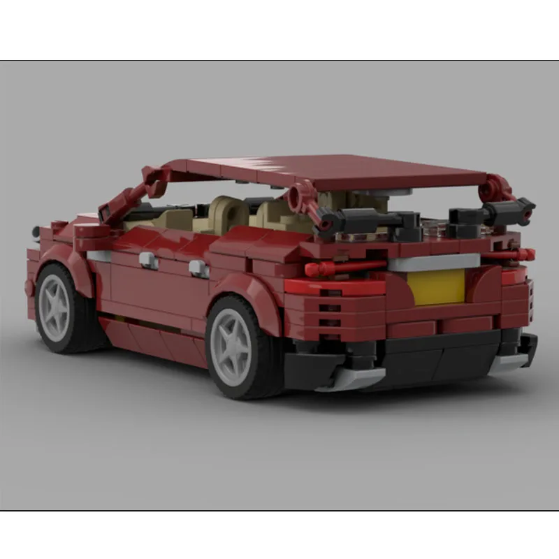 

MOC-199792 New Urban Iconic Supercar Building Block Model 416 Parts MOC Boys Children's Birthday Building Block Toy Gift