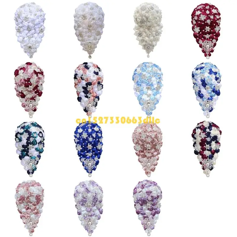 124a-elegante-bouquet-a-cascata-con-dorati-design-a-cascata-per-decorazioni-per-cerimonie-nuziali