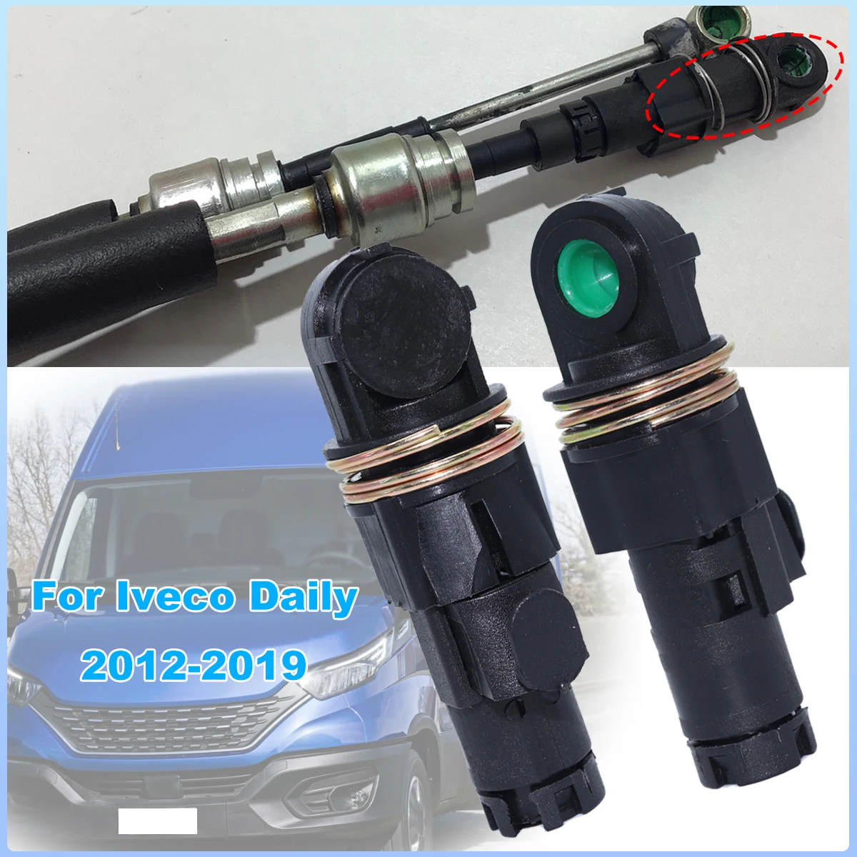 For Iveco Daily 2012-2019 MT Gear Shift Selector Lever Linkage Control Cable End Connector Joint Collect Bushing Adapter Gearbox
