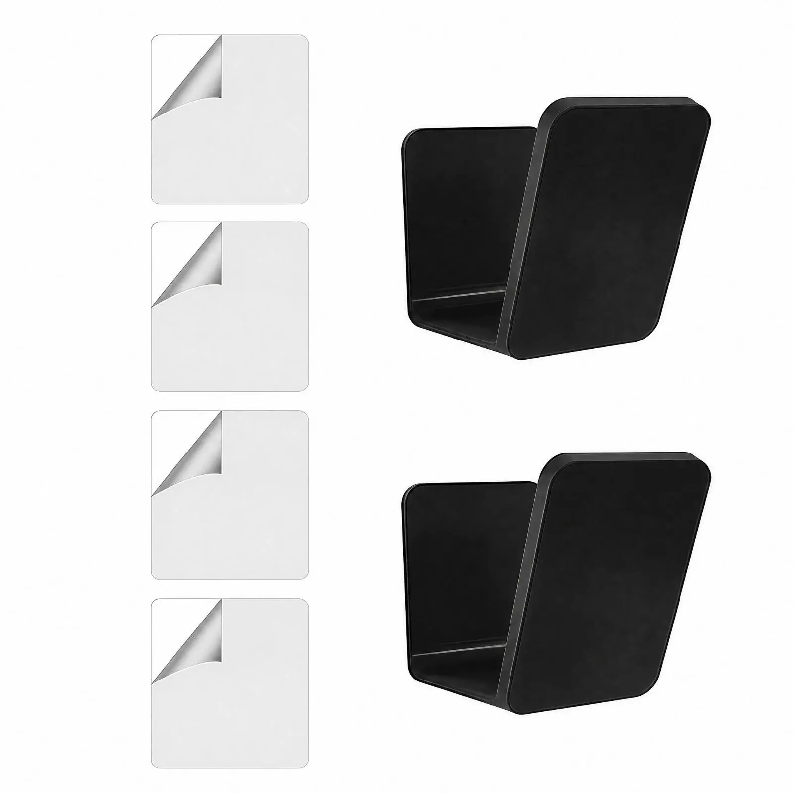 Wall Mount Baseball Glove Acrylic Rack Industrial Holder for Storage Display in Bedroom Garage Locker