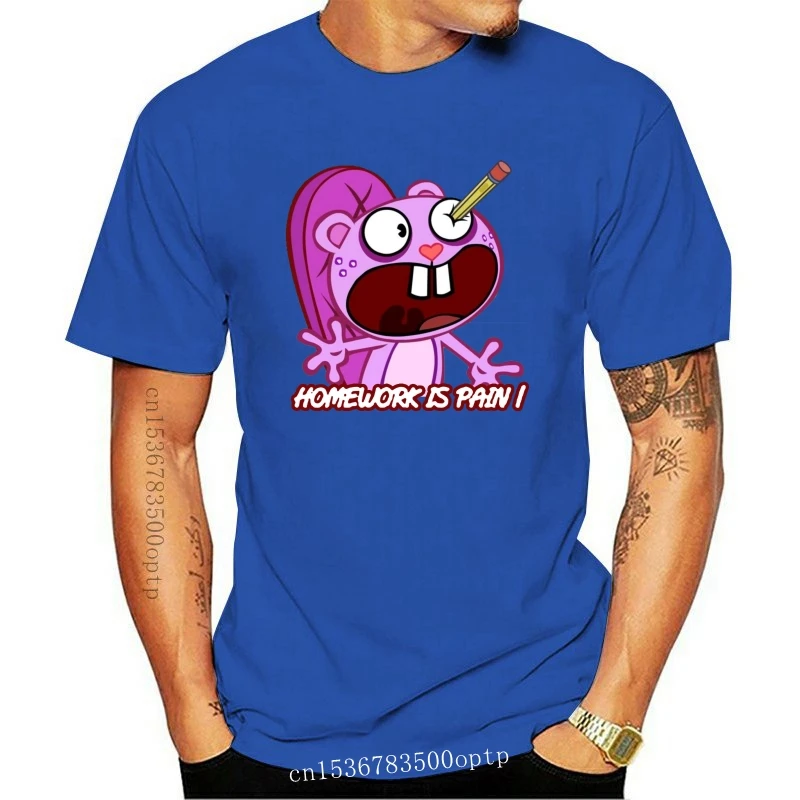 

New HAPPY TREE FRIENDS T-shirt Toothy Lumpy Petunia Nutty Sniffles Flippy