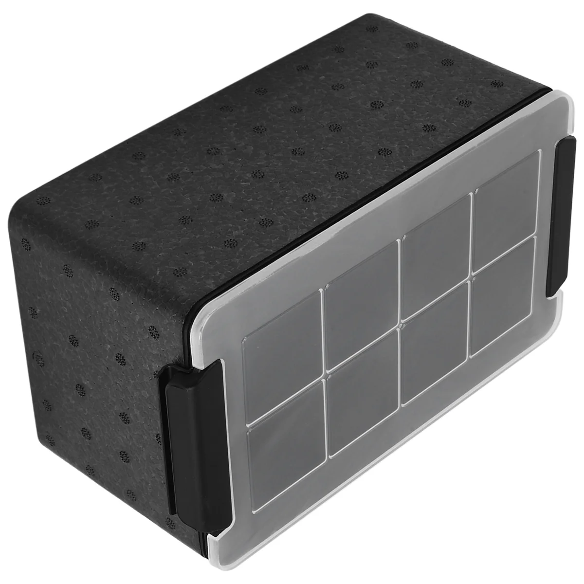 صانع الثلج الشفاف AAAF، صينية مربعة للثلج الشفاف تصنع 8 مربعات ثلج مربعة كبيرة، صانع مربع ثلج شفاف كريستالي للكوكتيلات