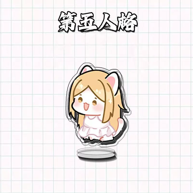 5cm Mini Anime Game Identity V Q Vesion Acrylic Stand Doctor Gardener Prisoner Mercenary Stanidng Sign Model Plaque Keychain