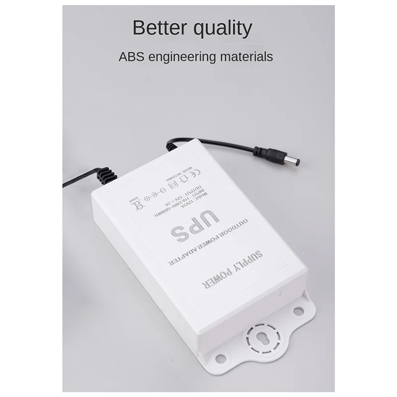 BTLIFE-4X 12 فولت-2A مصدر طاقة غير منقطع لواي فاي، راوتر، مودم، كاميرا أمان صغيرة UPS بطارية احتياطية، قابس أمريكي