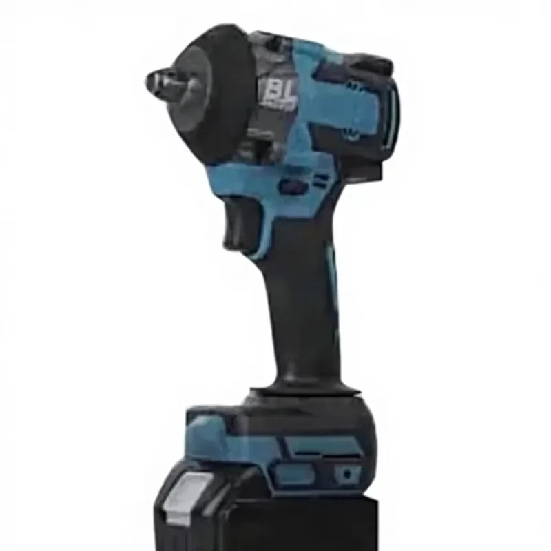 21V Brushless Cordless Impact Wrench 700Nm High Torque Power Tool with Lithium Ion Battery for Car Repair Automotive