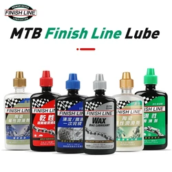 FinishLine Bike Chain Lubricant Ceramic Wax Lubricant Wet Lubricant Chain Fork Flywheel Gear 60/120ml 1Pce MTB Road Chain Lube