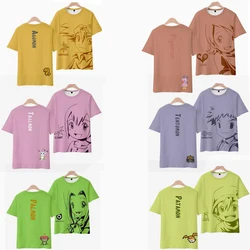 Digimon Adventure 3D Print Oversized T Shirt Women Men Boys Girls Summer Short Sleeve Funny Tshirt Graphic Tees Cosplay