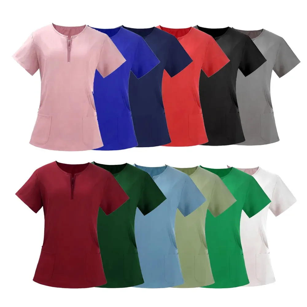 غرفة العمليات مجموعة زي عمل المستشفى ، اللوازم الطبية ، بدلة جراحة الأسنان للممرضات ، أزياء العمل ، بيع بالجملة