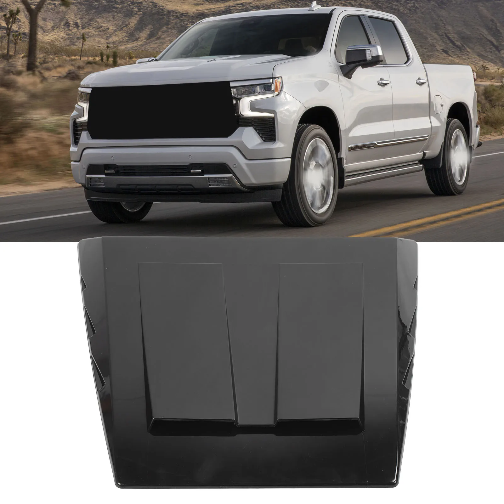 

Car Hood Vent Cover Car Air Intake Hood Cover Weather Resistant Anti Aging Decorative Excellent Heat Dissipation for F-Series