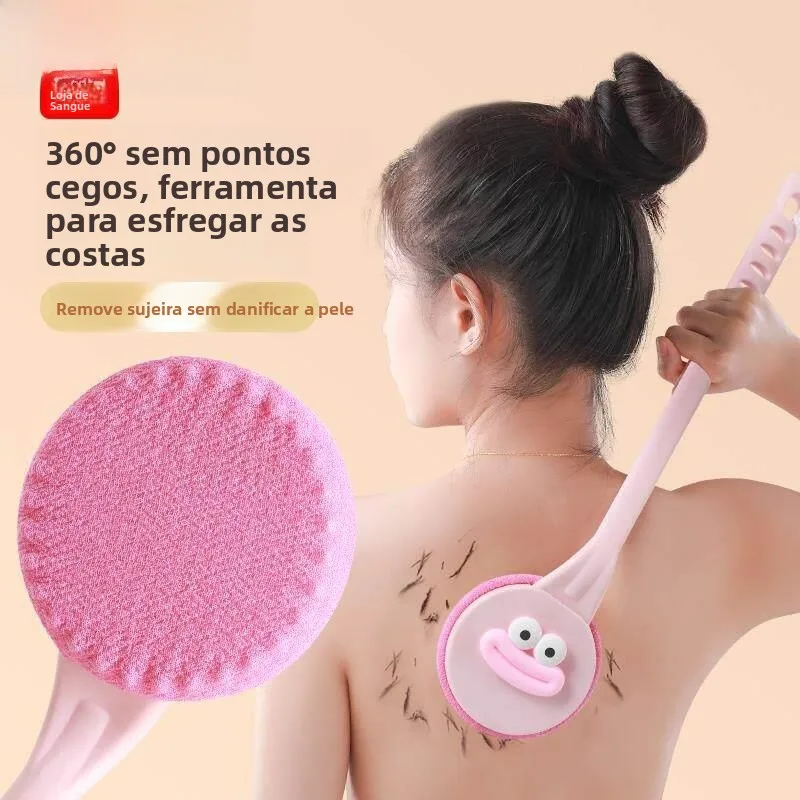 ロングハンドルバススクラブブラシ背中こすりタオル女性用特別背中洗浄ツール個人衛生バスケアツール