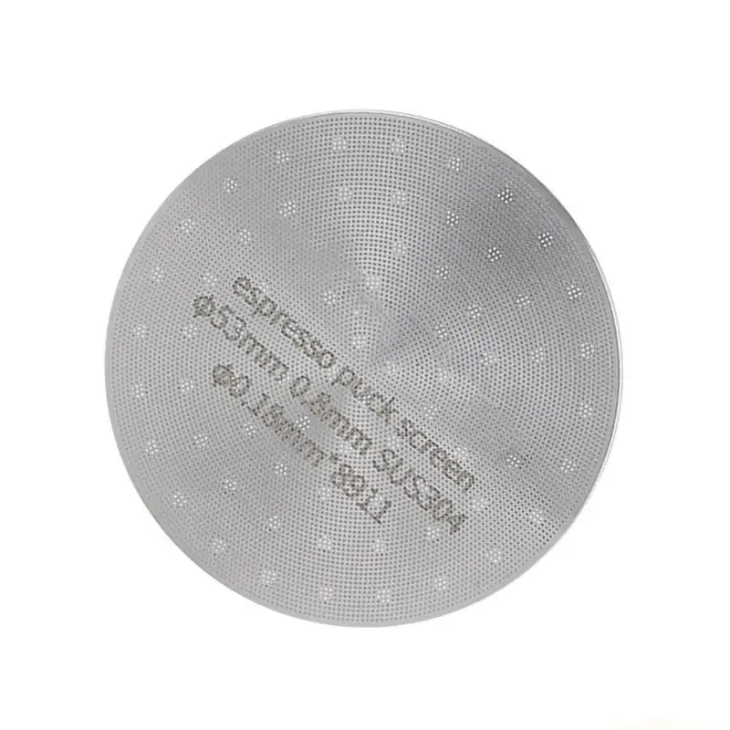 D0AB 51mm/53mm/58mm Water Distribution Net Double Layer Brewing Head Filter Net Metal Puck Screen Water Distribution Mesh