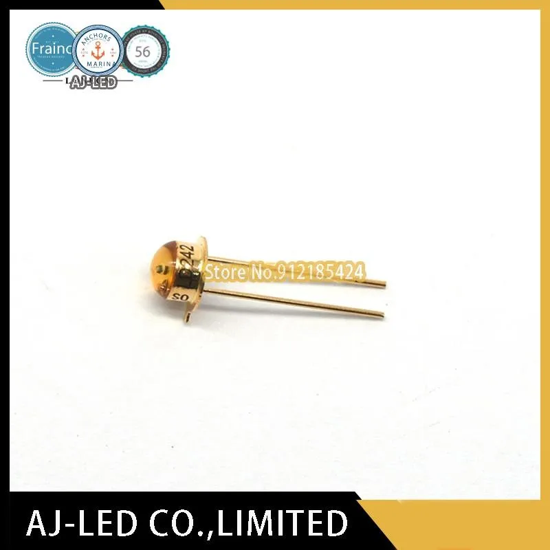 5pcs/lot LD242-3 gold-sealed phototransistor, infrared emitting diode, wavelength 950nm, angle ±40°