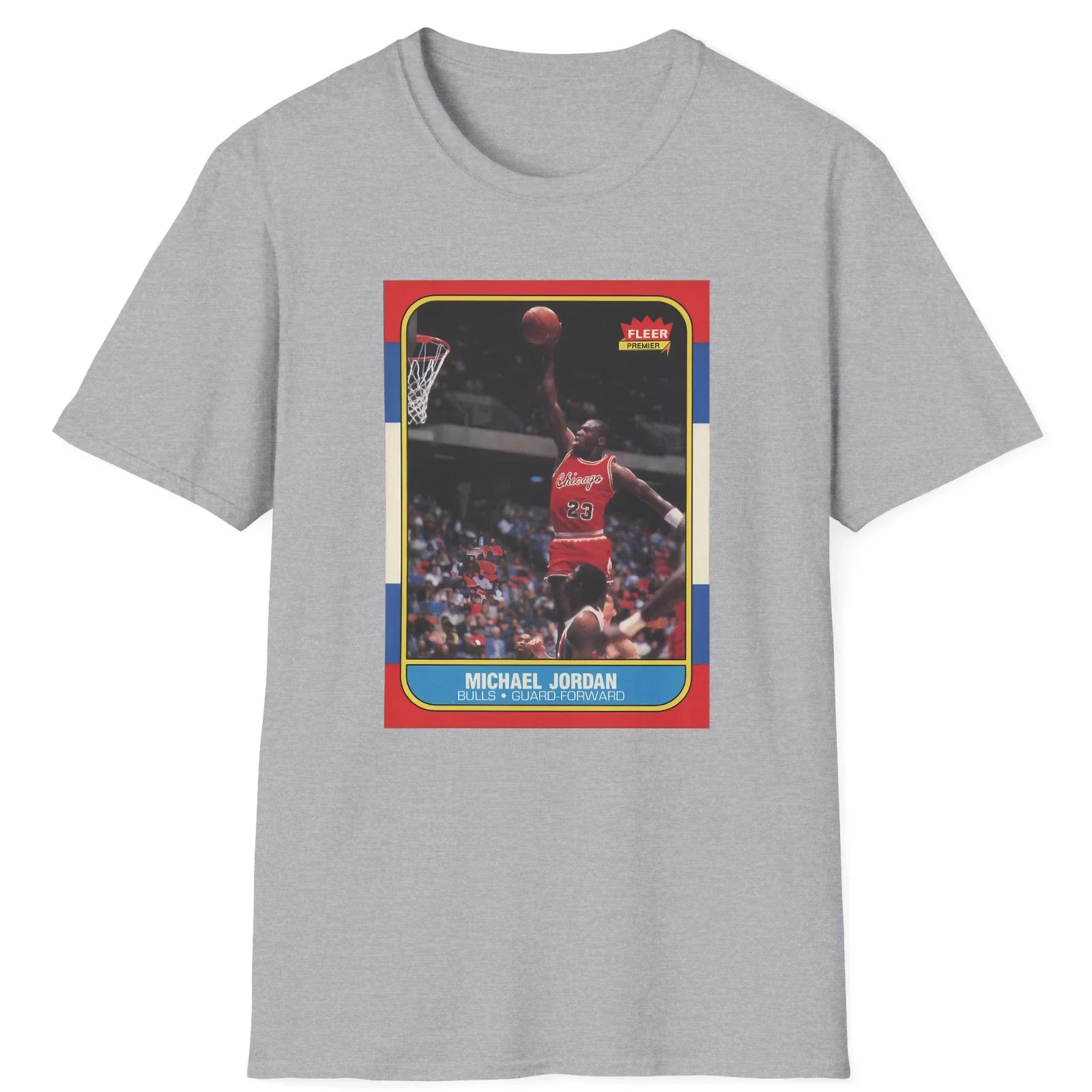 تي شيرت مايكل جوردان فينتاج روكي لكرة السلة مطبوع عليه رسومات جرافيك للرجال والنساء فضفاض بأكمام قصيرة لملابس غير رسمية للجميع #2