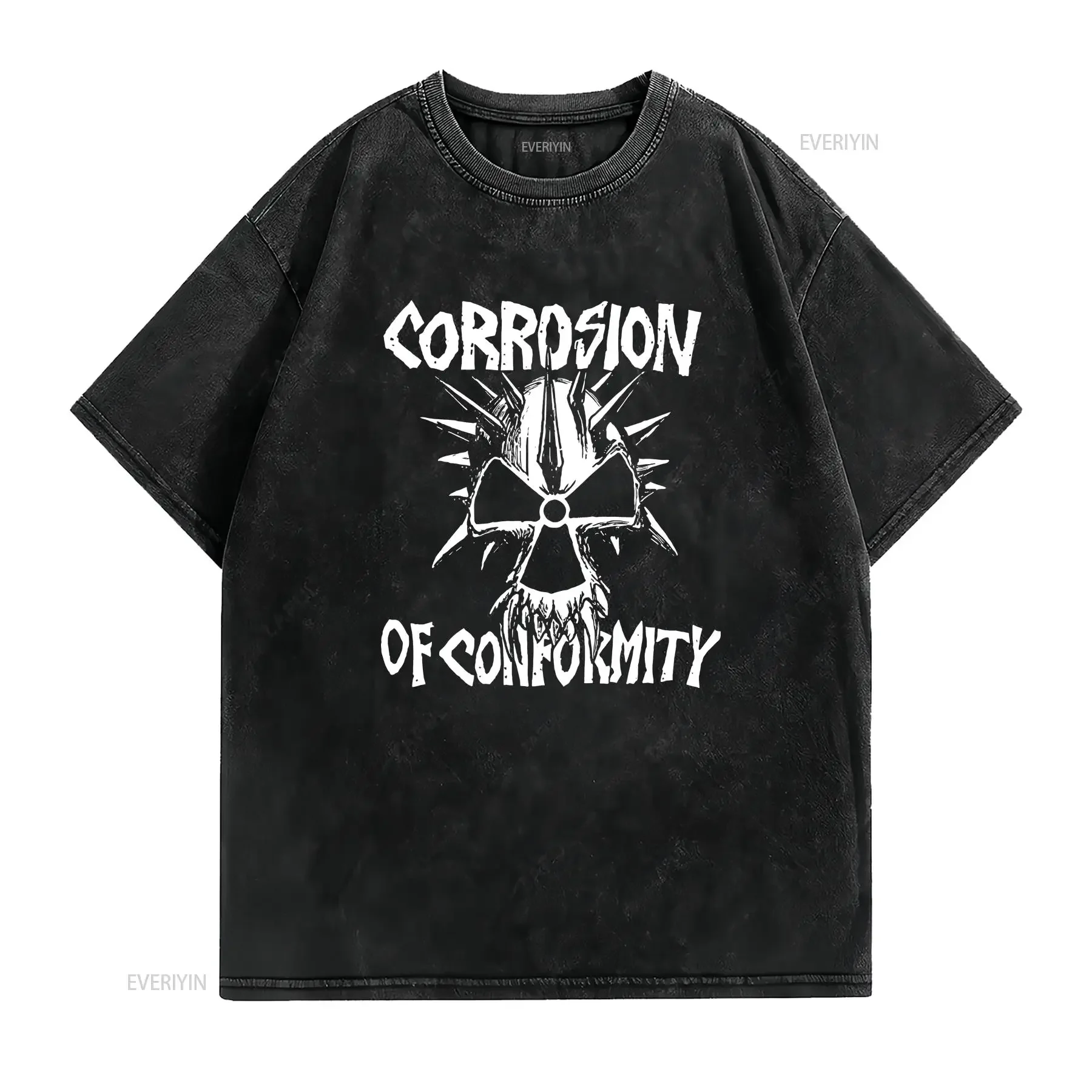 Best New Corrosion of Conformity Heavy American Music T shirt Size L 2XL vintage Washed fashion homme Casual designer clothes