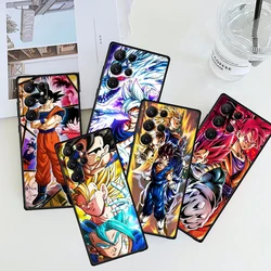 Anime D-Dragon Balls Saiya Art For Samsung Galaxy S24 S23 S22 S21 S20 FE S10 S9 S10E S8 Plus Ultra Lite 5G TPU Black Phone Case