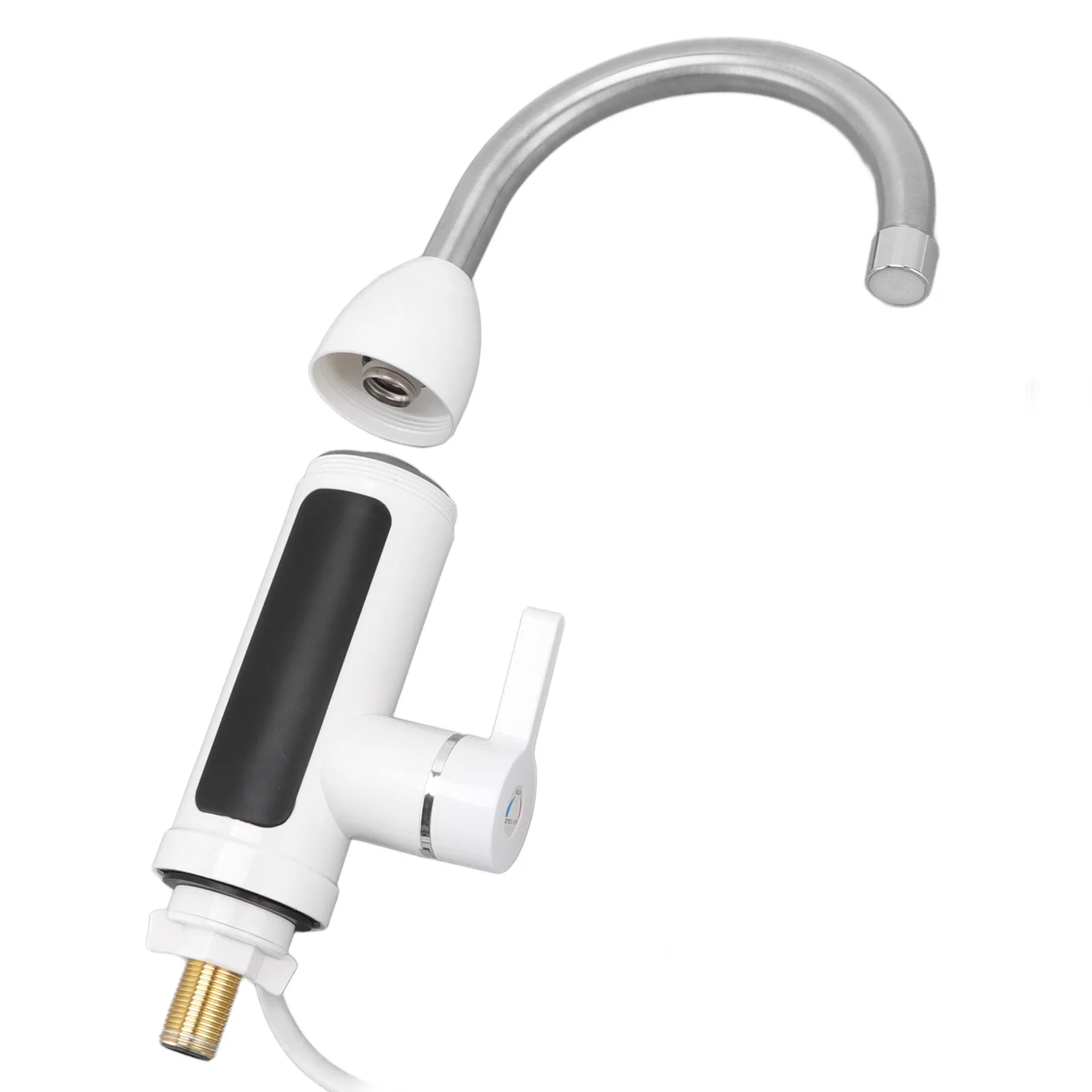 Electric Water Heater Tap Digital Display ABS High Efficiency 360 Degree Rotatable IPX4 Instant Water Heater Faucet for Home