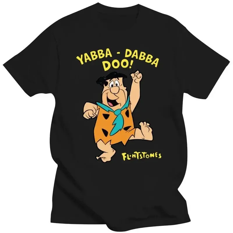 the Flinstones 'Yabba Dabba Doo' T Shirt - New & ! 2019 FashionAnime Graphic T-shirts for Men Clothing Women Tees High Quality 1