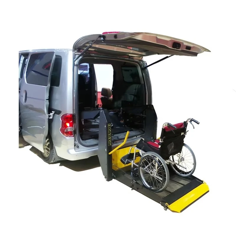 Outdoor Electric Hydraulic Wheelchair Lift Van Car Wheelchair Vertical Lift Table Disabled Elderly Disabled 600 lbs