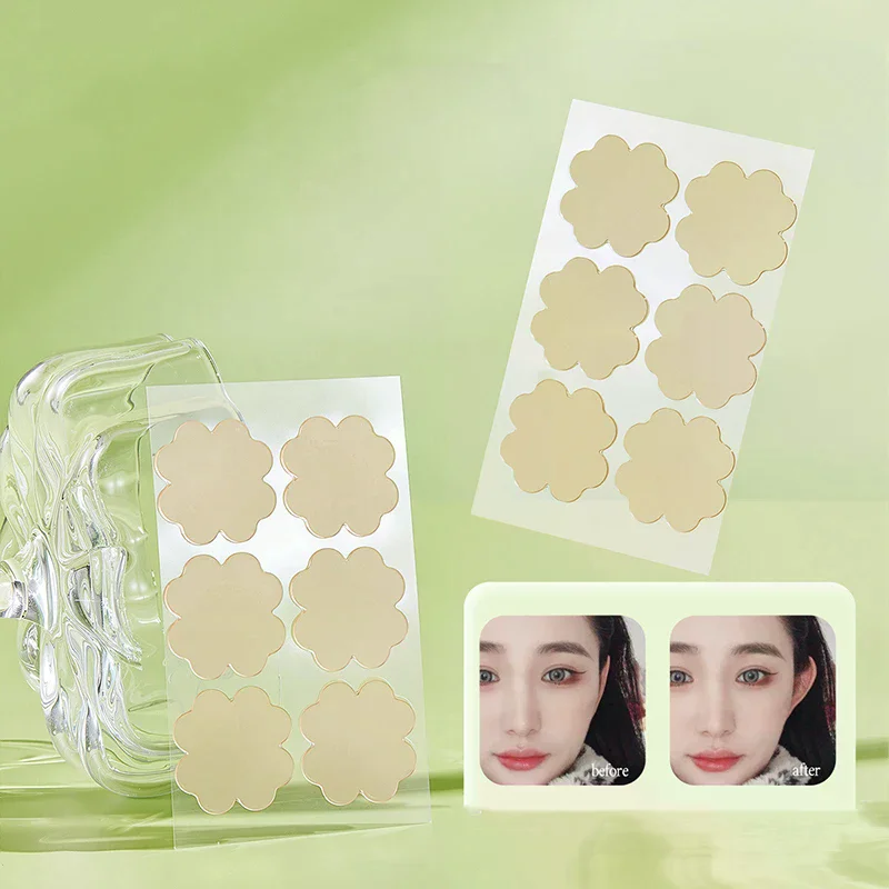 12 Patches Elf Ear Support Stickers Invisible Ear Corrector Earlobe Support Patches Elf Ear Makeup V-Face Stickers Easy Use