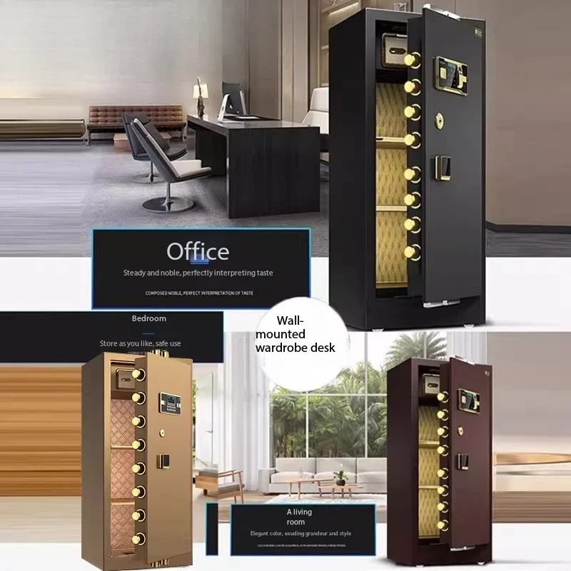Safe For Home And Office Use Commercial Grade Large Size 100cm 150cm 180cm Anti-theft All-steel Fingerprint-enabled Adjustable