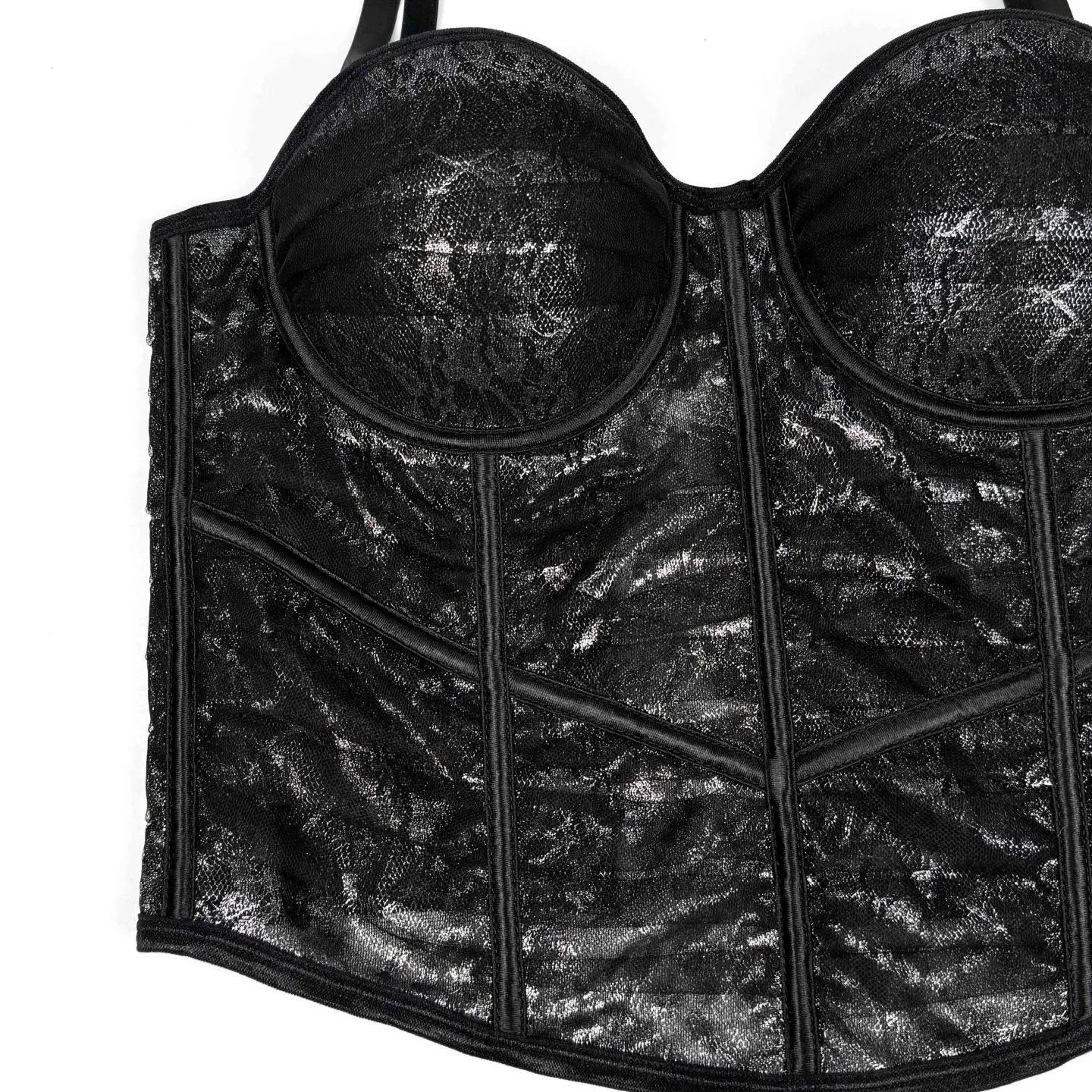 Sexy Bra Corset Crop Tops Club Outfit Women Fashion Rave Bustier Fishbone Top Underwear Sleeveless Vest Slim Bodyshaper Camisole