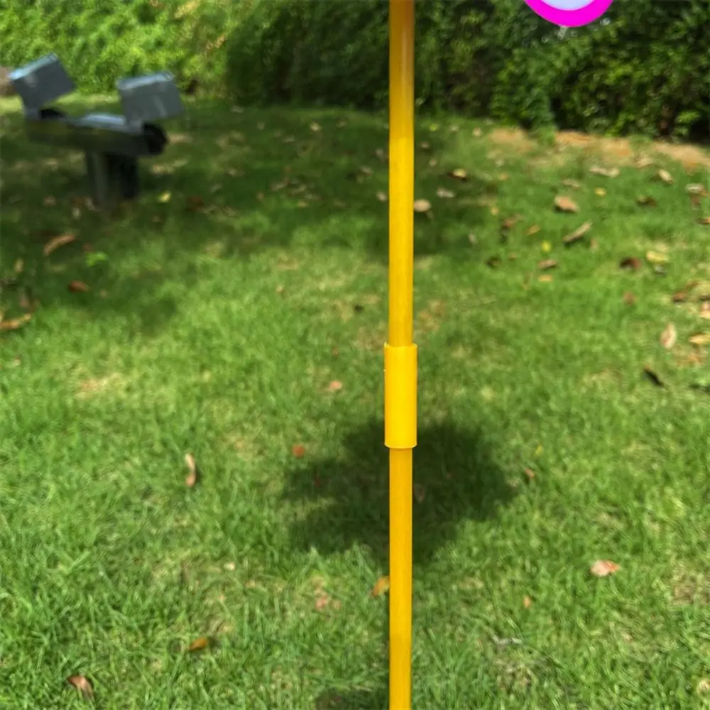 

Multistyles Six Leaf Petal Large Windmill Cartoon Colorful Traditional Standing Lawn Flower Pinwheel Double Layered Picnic Decor