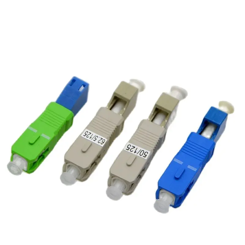 5PCS New Optic Fiber Connecter LC Female to SC Male Fiber Optic Adapter Single Mode Simplex Adapter OM3 Connecter Free Shipping