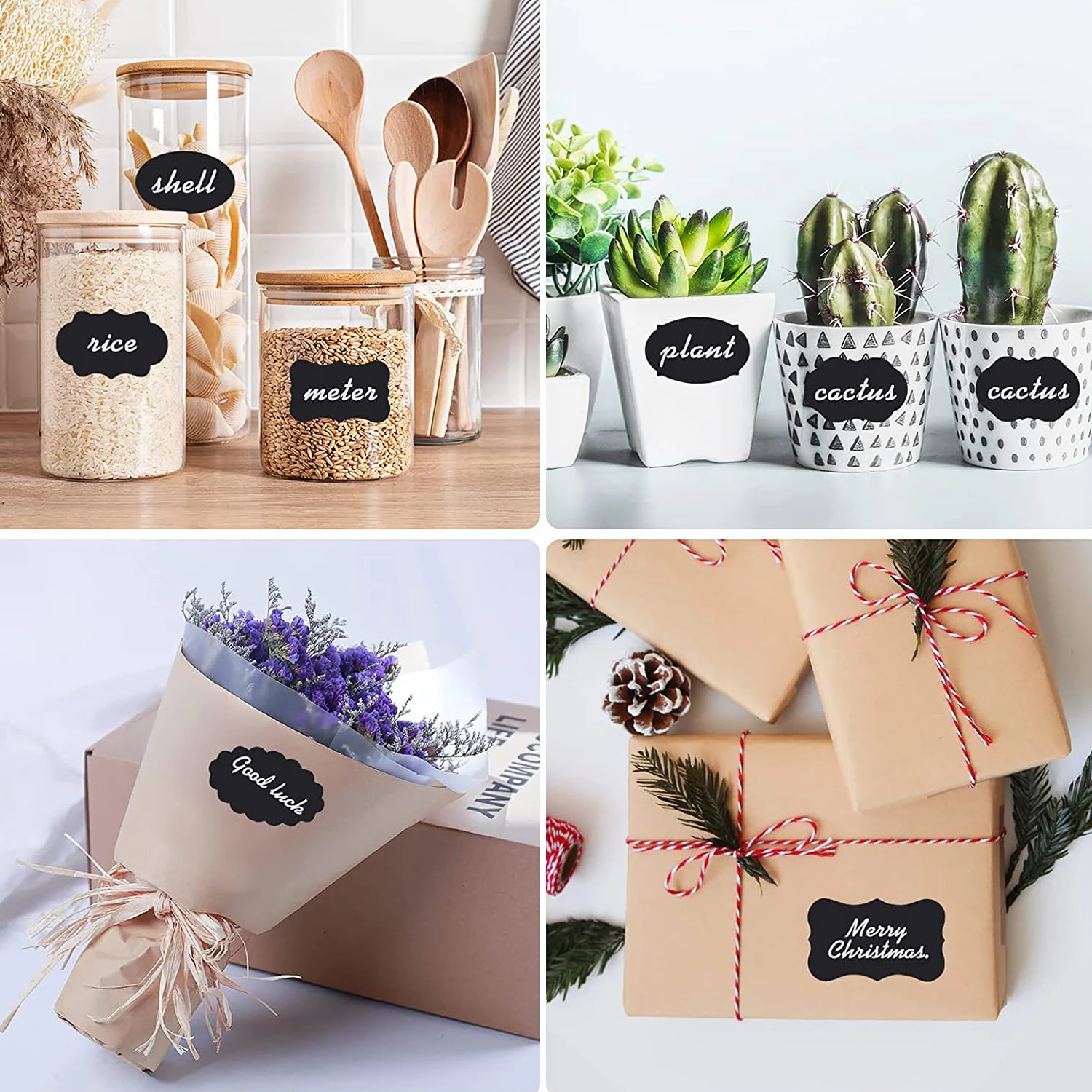 180pcs Printed Round Spice Stickers Seasoning Bottle Jar Labels Storage Kitchen Waterproof Stickers Spice Tags BBQ Label